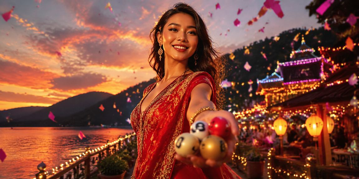 Tampilan aplikasi casino kribo88 di malam hari dengan suasana pasar malam